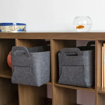 

Foldable Felt Cloth Toy Storage Laundry Basket Dirty Clothes Storage Basket Laundry Basket Sundry Basket