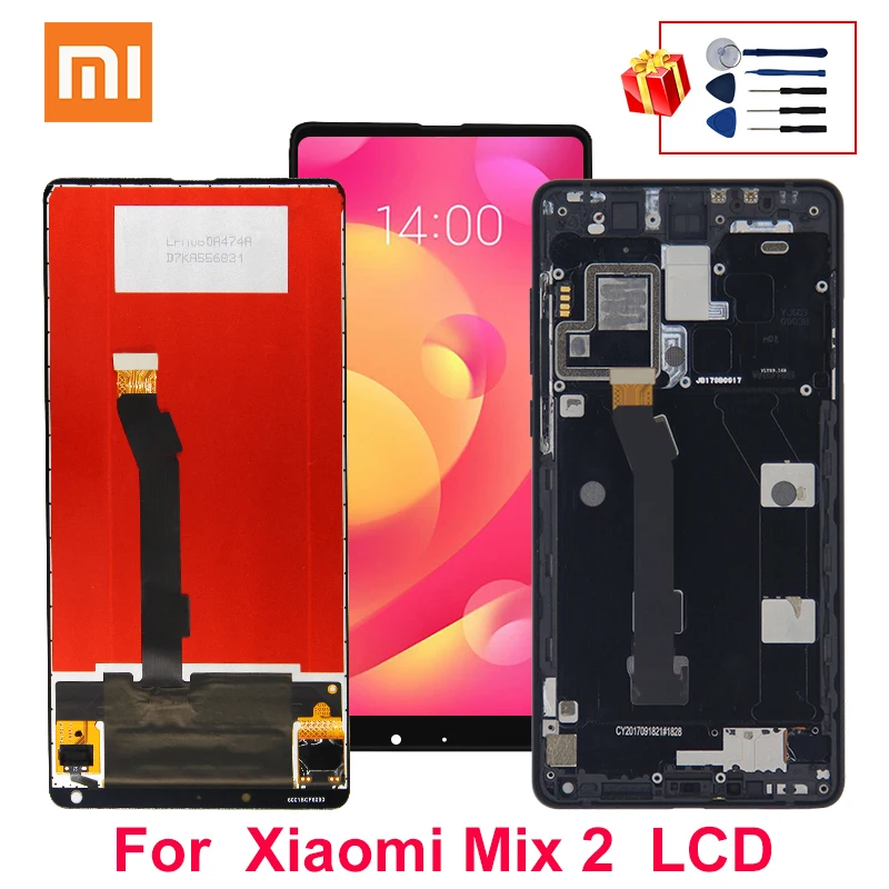 ЖК дисплей 5 99 дюйма для Xiaomi MiX 2 сенсорный экран с дигитайзером в сборе дисплея Mi MIX2 запасные части|Экраны
