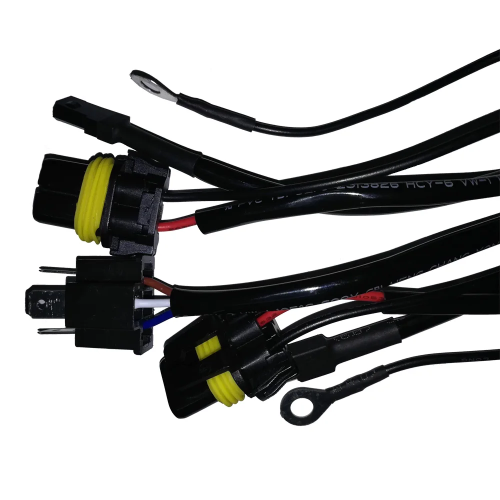1 комплект 35W DC 12V H4 Bi Xenon HID Kit H4-3 Bi Xenon H4 Hi/lo Bixenon h4 kit 35w 9007 9004 H13 Bi-xenon 35W ксеноновая лампа 3000k h4