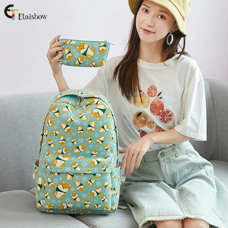 

Canvas Backpack Schoolboy Schoolbag 2019 NEW