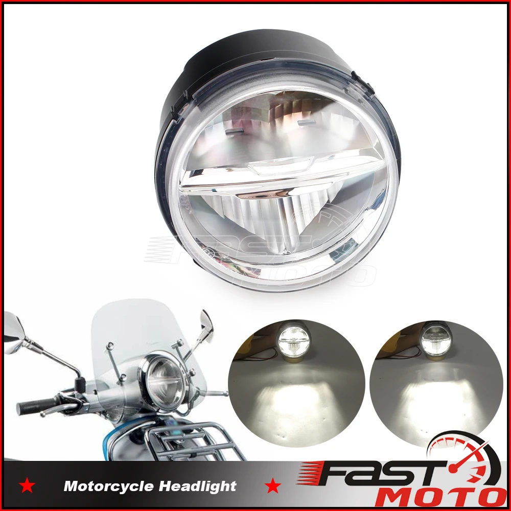 

E13 E-Mark Scooter Headlamp For Primavera 150 S 3V ie 2019 2018 2017 Motorcycle Headlight Front Head Light Lamp Accessories