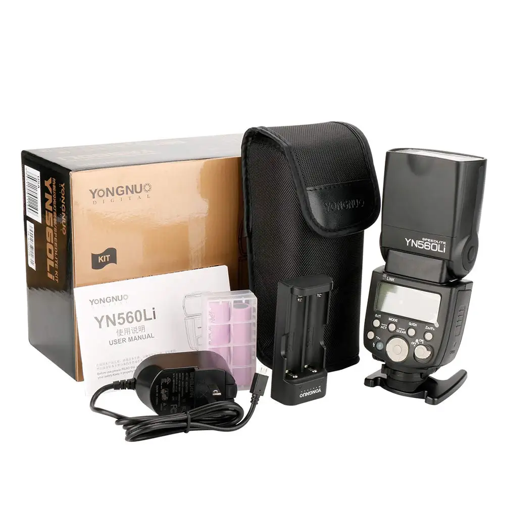 YONGNUO YN560Li Kit Wireless Master Slave Flash Speedlite for Canon