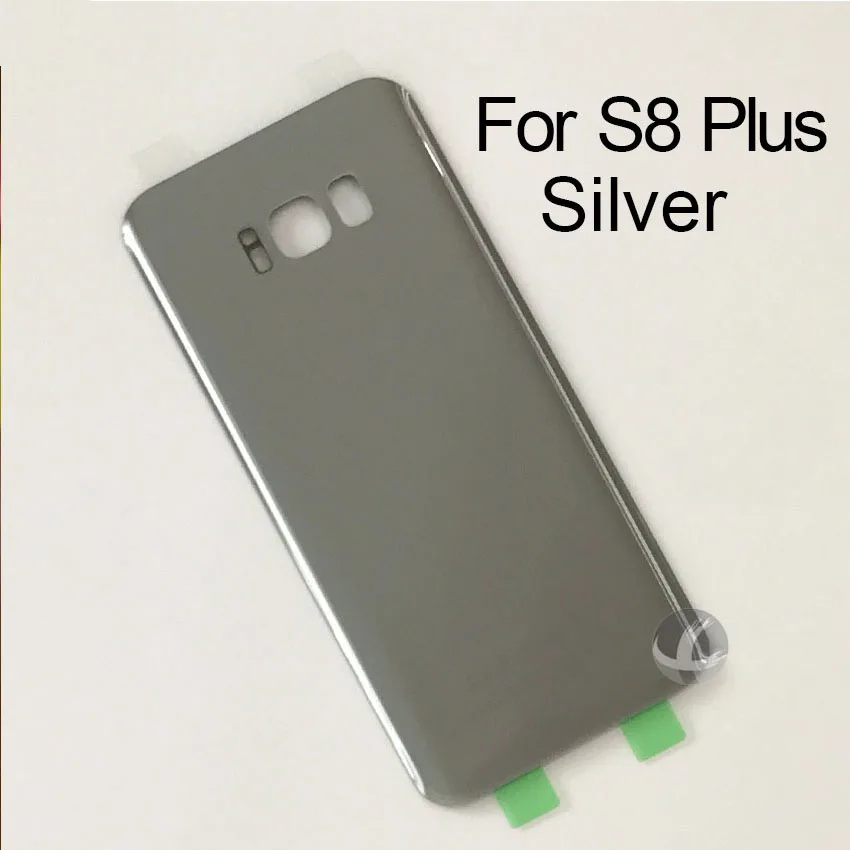 Задний стеклянный корпус+ клей для samsung Galaxy S8 Plus задняя панель Крышка батарейного отсека с логотипом