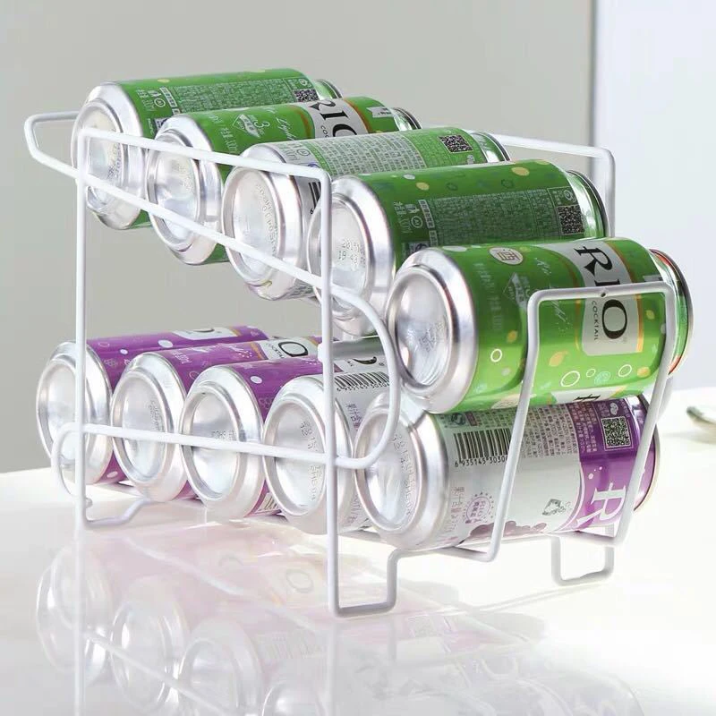 Cans Storage Holders Refrigerator Fresh Drink Beer Can Cola Racks