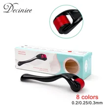 DRS 540 Derma Roller 0.2/0.25/0.3 aiguilles titane Mezoroller Micro-aiguille rouleau pour traitement de perte de cheveux de thérapie de soins de la peau