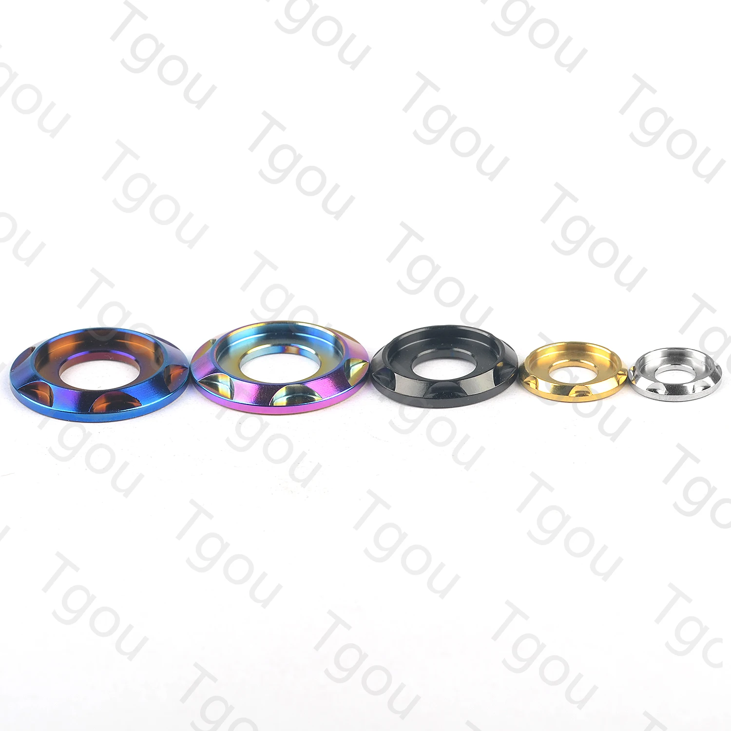 Titanium Washers Titanium Washer Tgou Titanium Washer M5 M6 M8 M10 Spacer Motorcycle Car Fancy Decorative Gasket