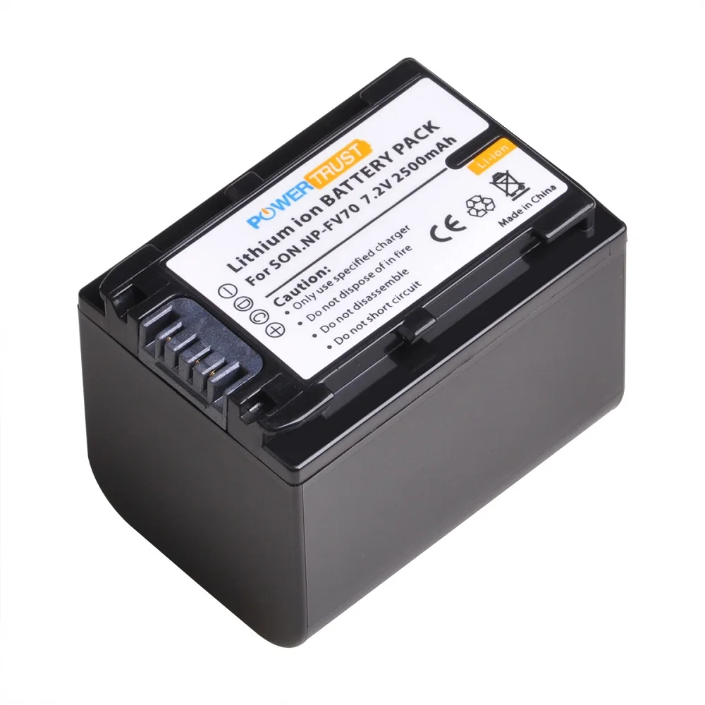 Carregador para Sony Bateria Ax33 b Hdr-cx455 Cx675 Cx900 Pj340 Pj540 Pj670 Pj810 Handycam Filmadora Np-fv70 - Fdr-ax53 Ax700 - Image 3