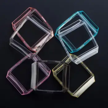 

Voor For Fitbit ionic Case protector Smart Accessoires Bumper TPU Screen Film Beschermende smart watch Shell case