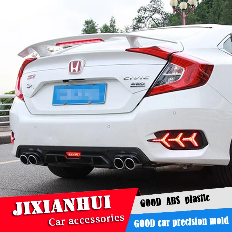 For Civic Spoiler 20162018 Honda Civic Spoiler Tyfdlek Abs Plastic