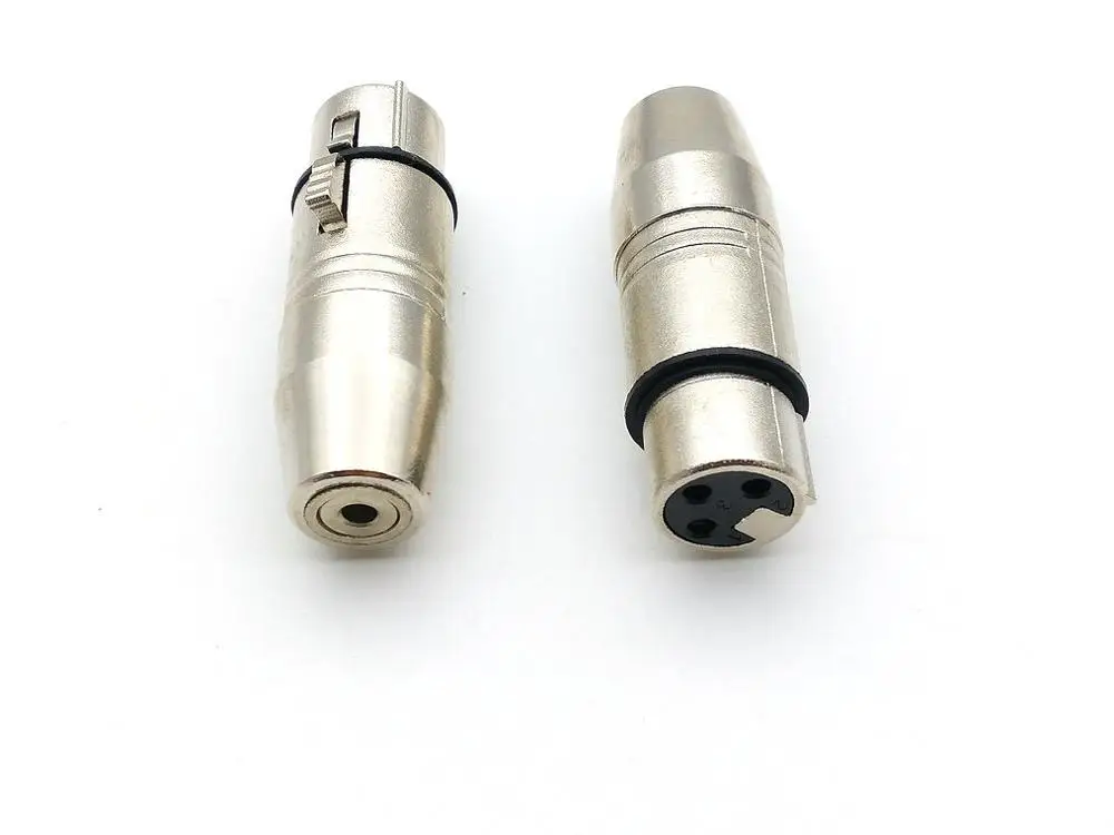 10 шт. 3 pin XLR аудио гнездовой разъем 3,5 мм стерео разъем