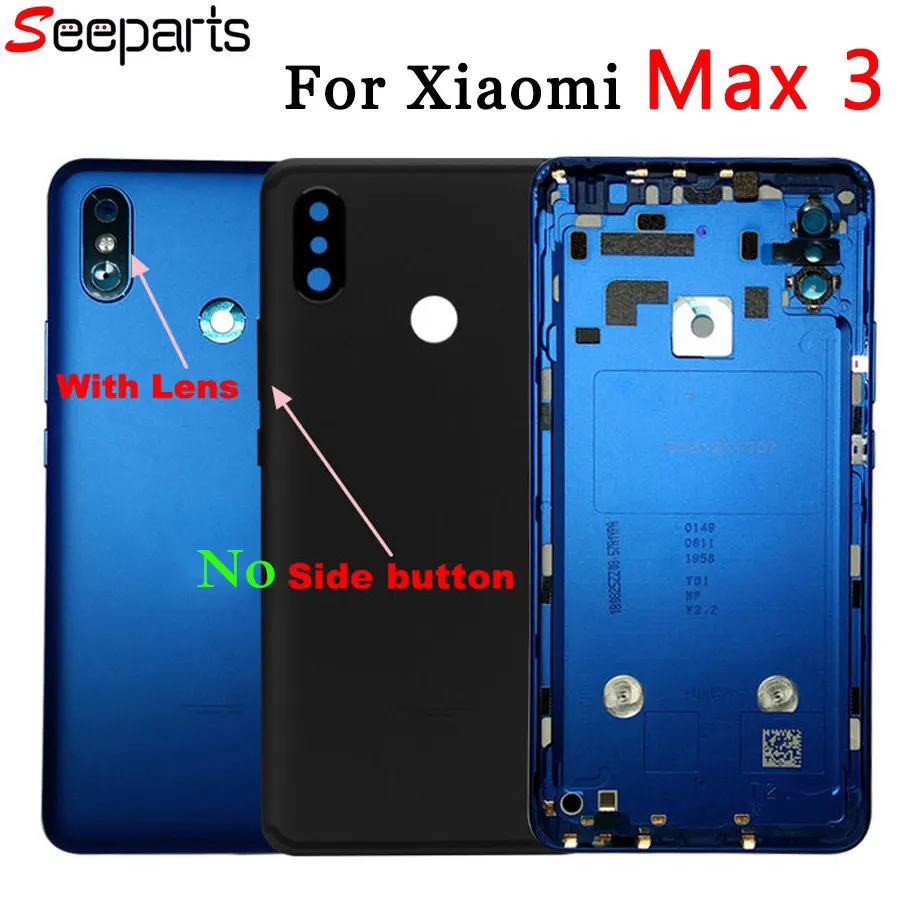 

Xiaomi Mi MAX 3 Battery Cover Rear Door Back Housing Case Middle Chassis Replacement Parts For Max Xiaomi Mi Max 2 Battery Cover