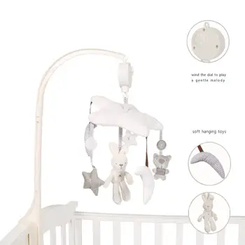 

Crib Music Mobile Phone Crib Music Box Crib Rattle Children Mobile Toy Learning Education Newborn Children Gift Kid Toys