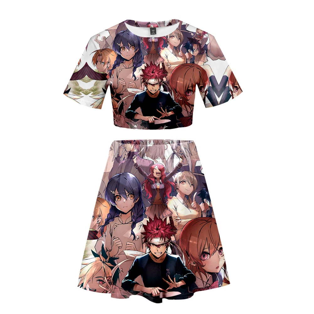 Комплект из двух предметов в стиле аниме продовольственные войны модные