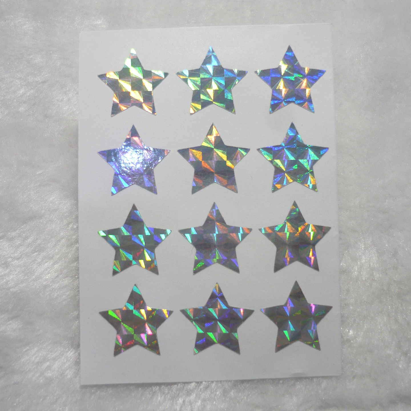 Mini Silver Holographic Star Stickers Envelope seals - AliExpress