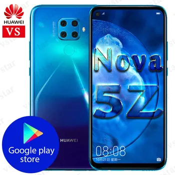 

Original Huawei Nova 5z SmartPhone 6.26 inch Kirin 810 Ai Octa Core Android 9.0 Fingerprint unlock Support Google play