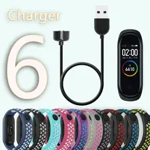 Fitness bracelet Charging for Xiaomi Mi Band 6/Mi Band 5 USB Charger Data Cable for Xiaomi Mi Band 5/6-Black watch Charger