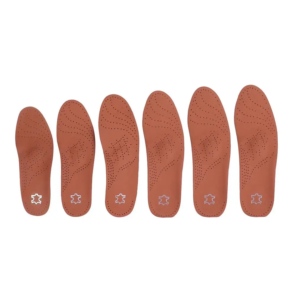 Foot Insoles Ортопедическая защитная обувь унисекс Стельки на плоской подошве с высоким супинатором 2,8-3 см ортопедическая Прокладка Подушка для коррекции - Цвет: Foot Insoles