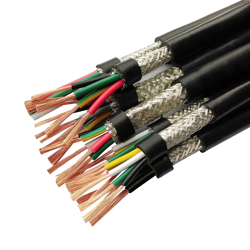

5 Meters RVVP Electrical Wire 2 Core 3 Core 4 Core Copper Wire 0.2-2..5 mm Audio Signal Control Shielded Cable