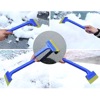 

Ice Scraper Multipurpose Long Handle Snow Removal Brush Scraper Ice Shovel Car Care & Cleaning Snow Removal Tool