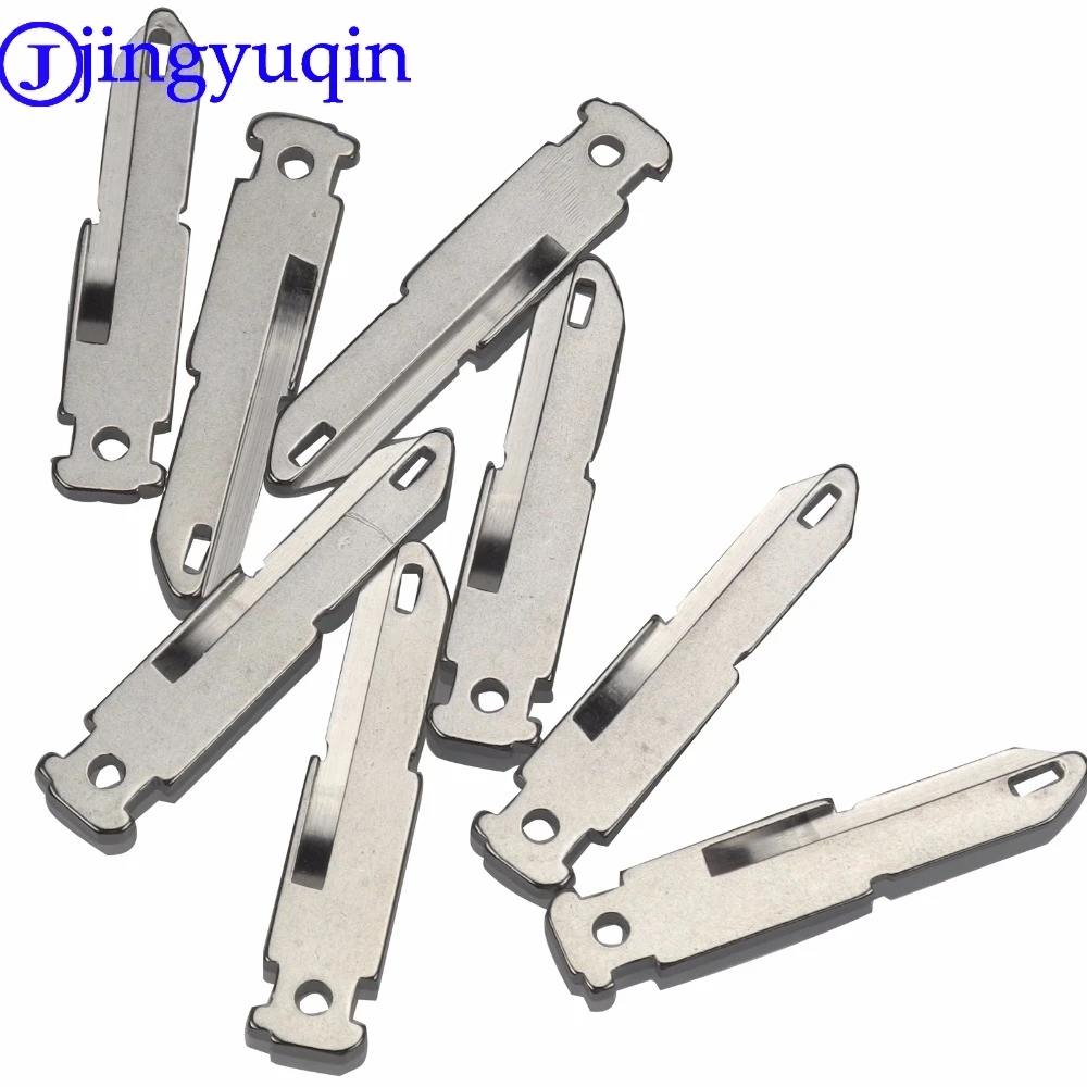 

jingyuqin Car Remote Key Blade Blank For Renault Duster Logan Fluence Clio For Peugeot 206 306 406 106