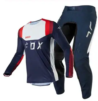 

2020 TOP Four-sided stretch for NOIZ FOX MX Jersey Pants Adult Motocross Racing Gear Set ATV Dirt Bike Off Road Motorcycle Suit
