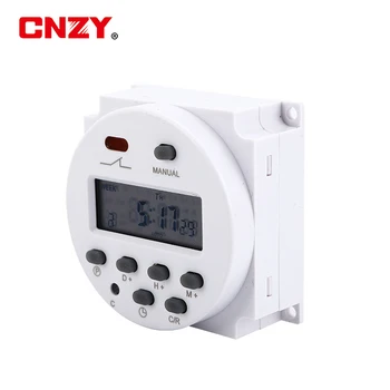 

CN101A 5V 12V 24V 110V 220V Digital Timer Switch 7 Days Weekly Programmable Time Relay Programmer Built-in Rechargeable Battery
