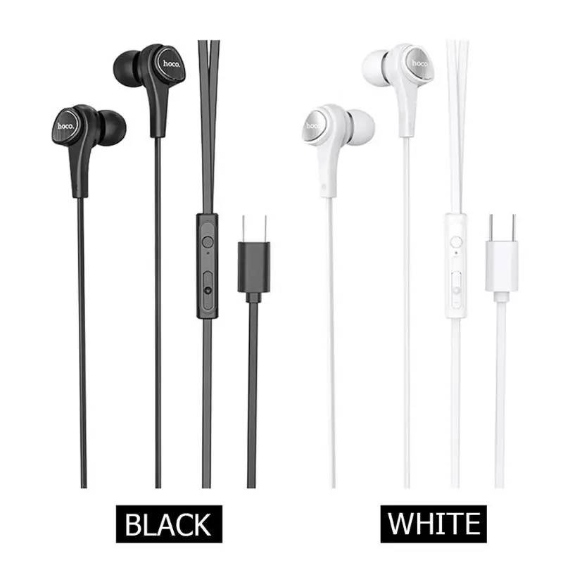 HOCO M67 проводные наушники-вкладыши, наушники usb type C с mi c для Xiaomi mi 8 6 6X mi x 3 huawei P20 Pro Google Pixel 2X