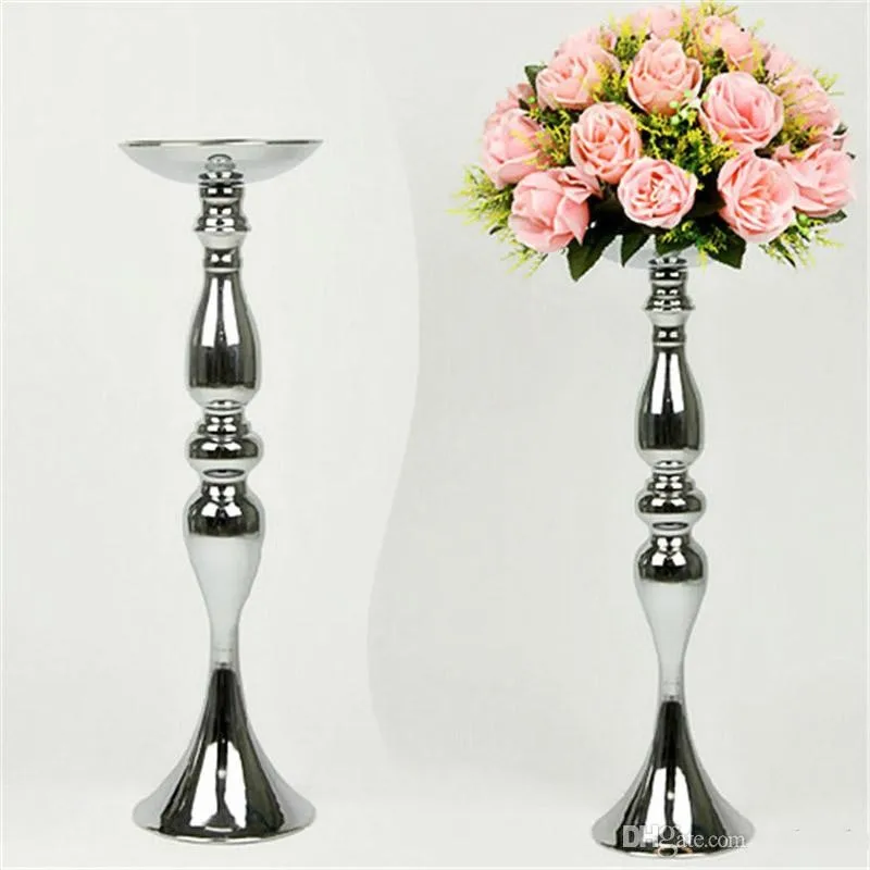 12 дюймов 20 дюймов 43 дюймов Высота металлический подсвечник ваза с цветами для середины стола в качестве украшения на свадьбу дорога стойка для цветов стойка ваза