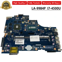 VBW11 LA-9984P для Dell Inspiron 17R 5737 3737 Материнская плата ноутбука SR16Z I7-4500U CN-0DYFMW 0 dyfmw