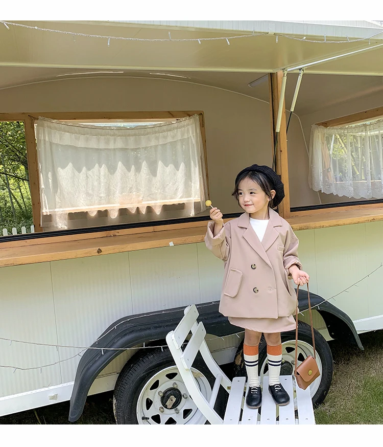 Spring Clothes 2020 New Korean Children's Clothes Princess Style Tailored Suit Business Suit
