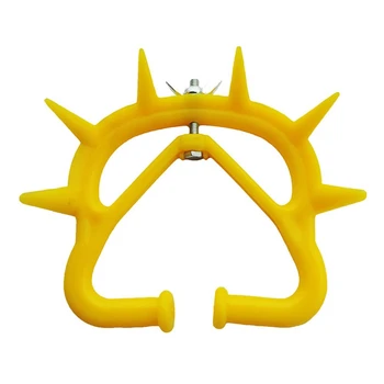 

Cow Nose Ring Farm Livestock Animal Weaner Red Plastic Weaning Tool for Calf Cattle Prevent Sucking