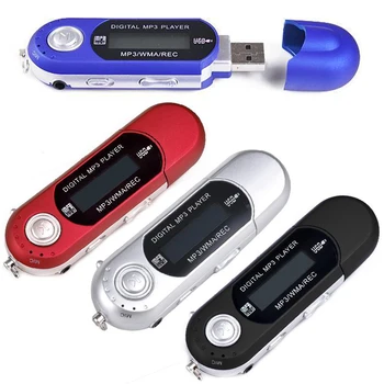 

Mini Portable USB Digital MP3 Player Support 32GB TF Card SD Card & FM Radio FM Radio Hear Music Sleek And Elegant MP3 Player