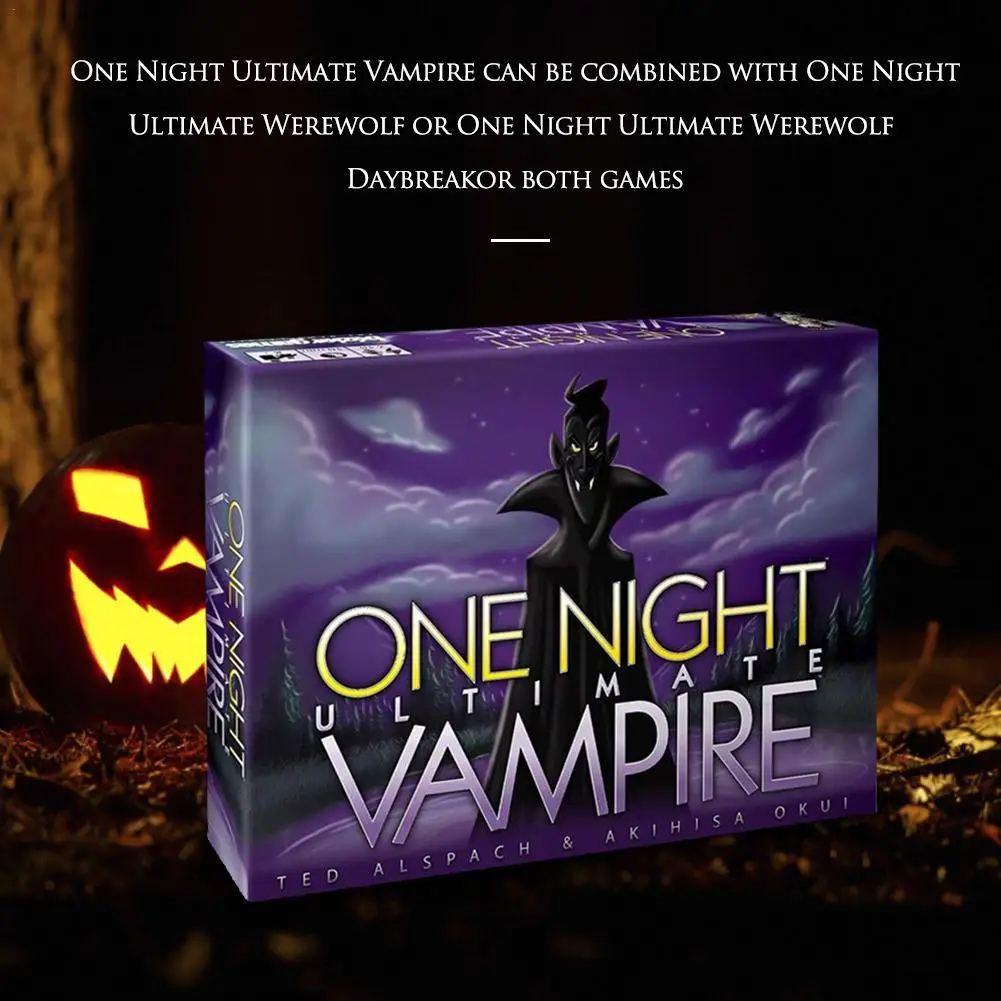 One Night Ultimate Vampires английский Таро карточная настольная игра Карта взрыв для 3-10 игроков вечерние игральные карты