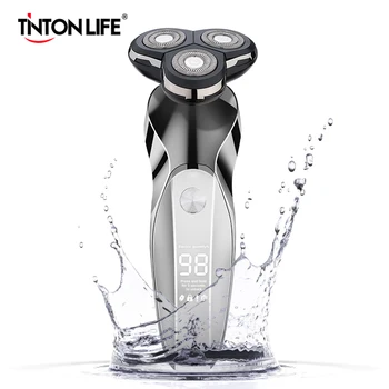 

Electric Shaver Men's Face Razor Beard Trimmer Washable USB Rechargeable 3D Smart Shaving Beard Machine Wet Dry Use LED Display