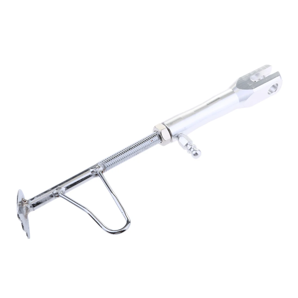 1 Piece Universal Aluminium Alloy Adjustable Motorcycle Scooter Kickstands Foot Sidestands Supporter 235-270mm 