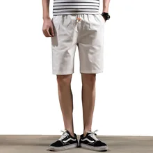 Красивые Летние повседневные мужские шорты из хлопка, модные стильные мужские пляжные шорты-бермуды, мужские шорты размера плюс 5XL
