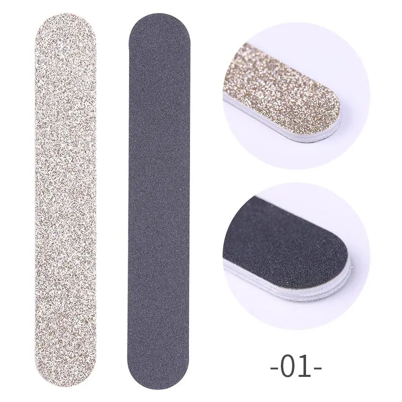 1PC Gold Glitter 10/20/50 шт./компл. профессиональная пилка для ногтей брусок для шлифовки полировки советы моющиеся шлифовальный полировка для педикюра ногтей, для маникюра - Цвет: 1PC Gold Glitter