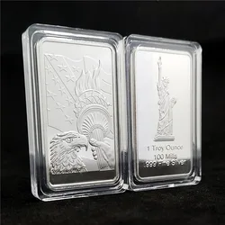 2021 Commemorative Coin United States Statue Of Liberty Commemorative Silver Bar Eagle Foreign Coin Commemorative Silver Bar