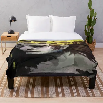 

Larry Johnson Portrait Throw Blanket Soft Sherpa Blanket Bed Sheet Single Knee Blanket Office Nap Blanket