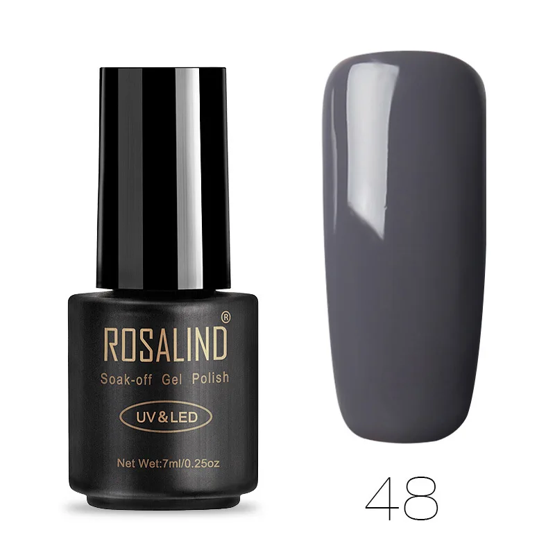 ROSALIND лак для ногтей 7 мл Лак для ногтей Barbie клей для фототерапии клей для полировки ногтей съемный клей для ногтей TSLM2 - Цвет: 48