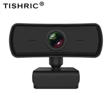 TISHRIC 2K Webcam Full HD USB Web Cam With Microphone Computer PC Web Camera For Live Broadcast Video Calling