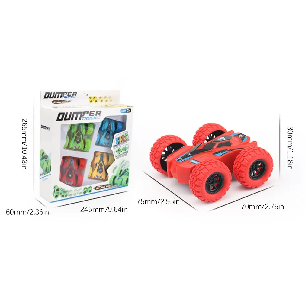 Дети двухсторонний самосвал инертивность ударопрочная модель игрушки