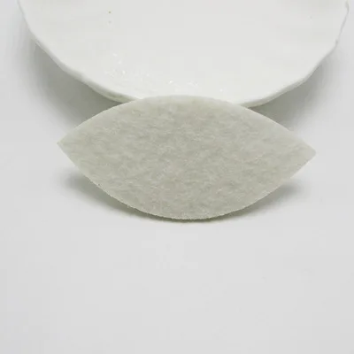 rice white 100 шт. 7 см Форма уха войлочная ткань коврик аксессуары патч войлочный коврик ткань цветок аксессуары дети шпилька аксессуары DIY ювелирные изделия - Цвет: rice white