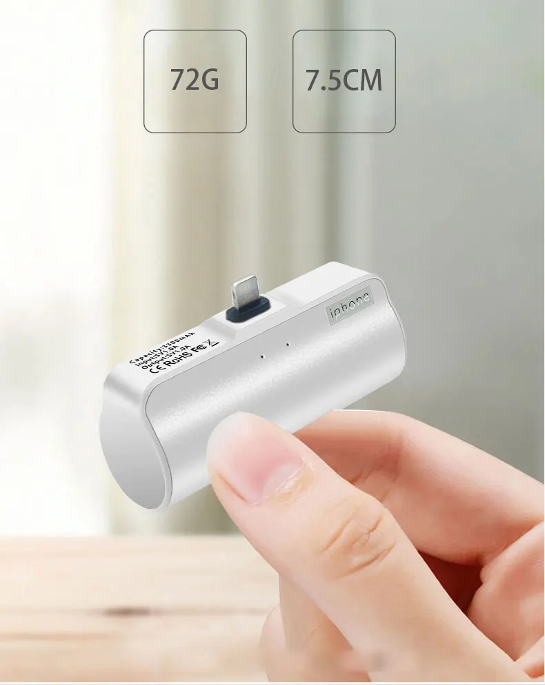 6097 Power Bank 3300mAh Mini Portable Charger PowerBank For iPhone Xiaomi Emergency Mobile Portable Powerbank External Battery 12v power bank