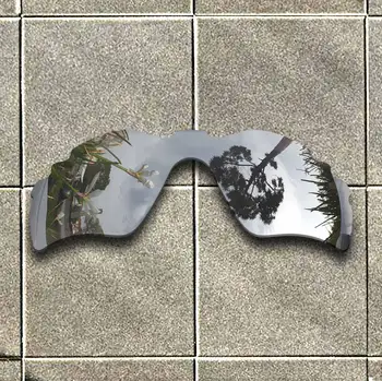 

Sliver Titanium Polarized Sunglasses Replacement Lens for-Oakley Radar Path Vented Frame 100% UV Protection Good Fitness