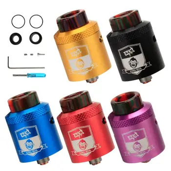 

King RDA Atomizer 24mm Diameter 510/810 Thread Adjustable Airflow Tank For Electronic Cigarette Hookah Box