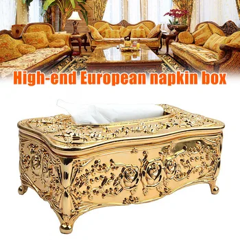 

European Ornate Tissue Paper Box Napkin Cover Holders for Home Hotel Decoration _WK