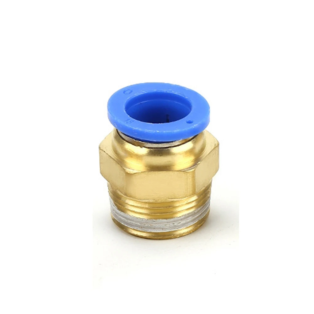 1/8 &quot1/4" 3/8 &quot1/2" BSP штекер для трубки OD 8/6/4/10 мм латунный Пневматический ПУ
