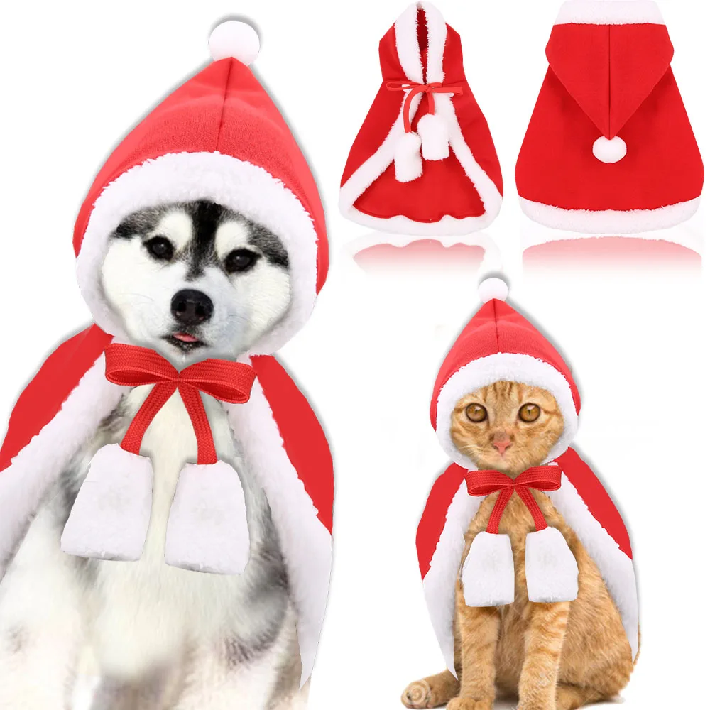 Creative Lovely Cat Clothes Christmas Keep Warm Apparel Clothes Pet Cat