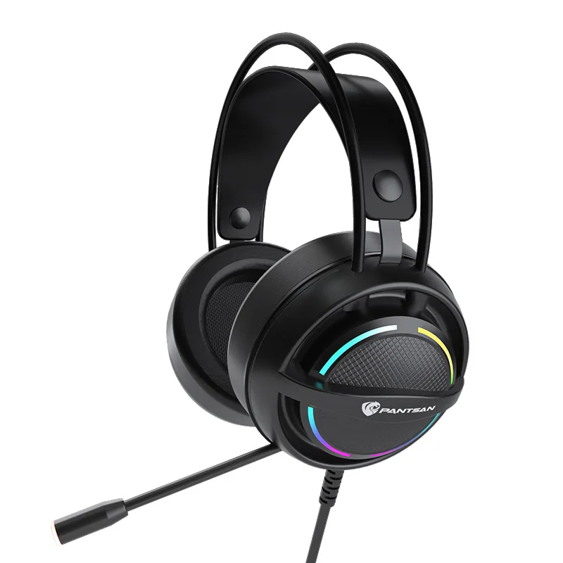 Professional Led Light Wired Gamer Headphones With Mic For PS4 PS5 Xbox